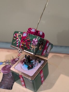 Holiday Music Box Ornament